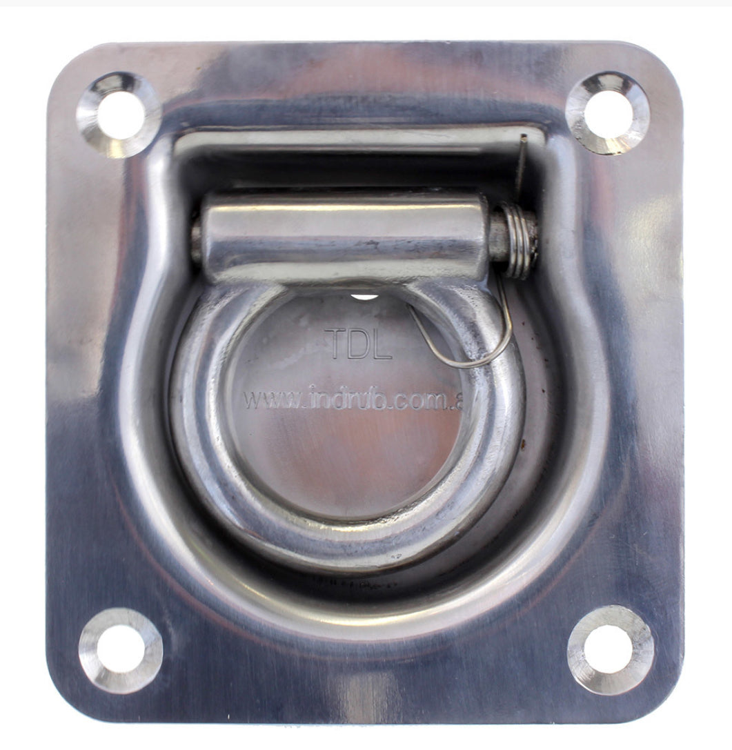 Flush Mount Stainless Steel Tie Down Points