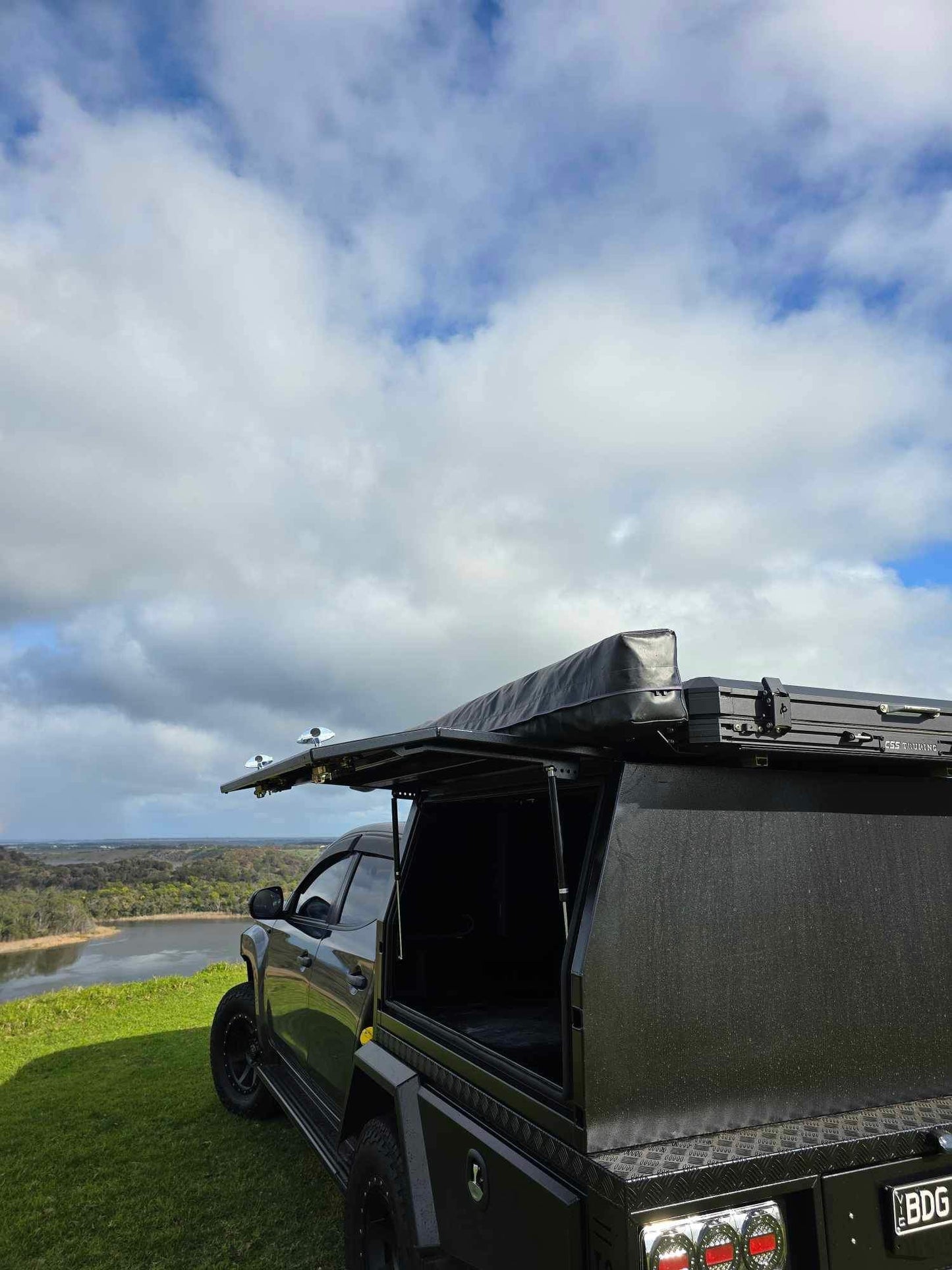 (PRE ORDER - 1st NOV ) HIGH CLEARANCE AWNING BRACKETS TO SUIT DUAL CHANNEL ROOF TOP TENTS