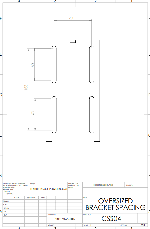 AWNING BRACKETS TO SUIT DUAL CHANNEL ROOF TOP TENTS